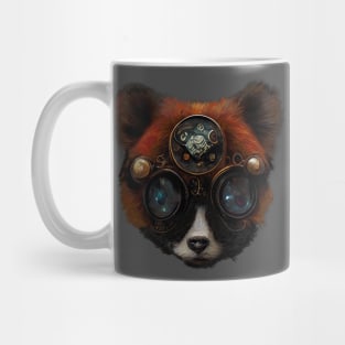 Steampunk Red Panda Gizmo Goggles Mug